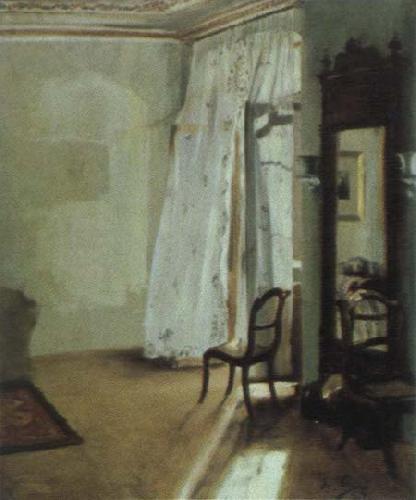 Meckel, Adolf von the balcony room oil painting image